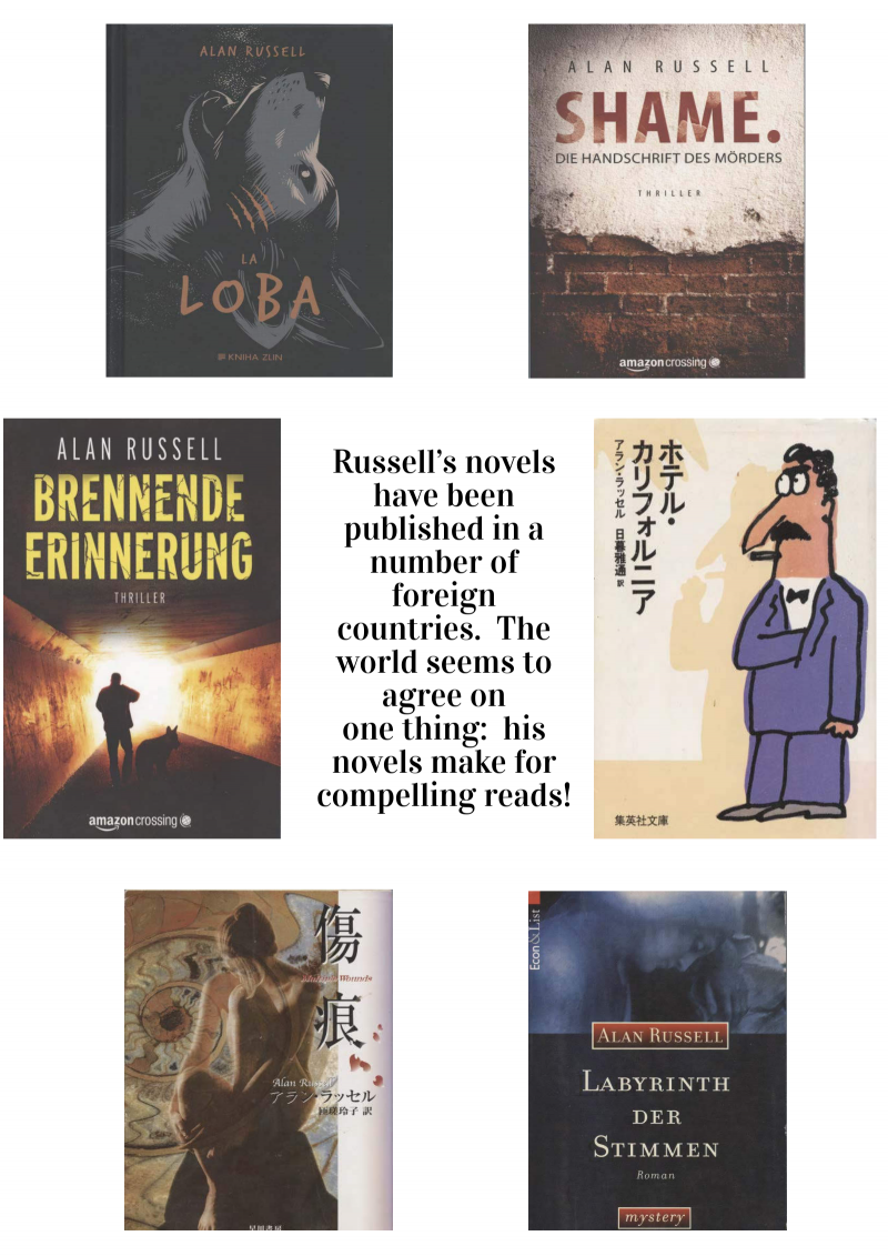Foreign Book Covers Alan Russell